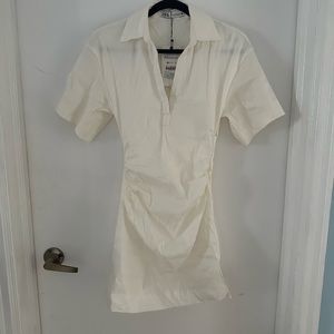 NWT - Zara Brand New White Linen Dress